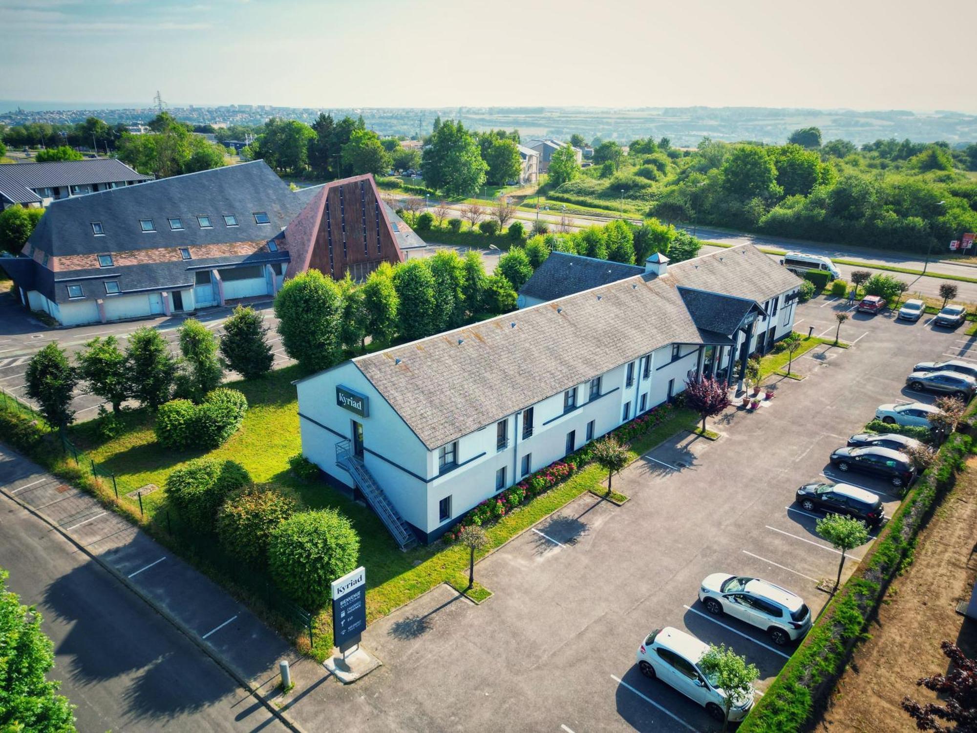 Hotel Kyriad Dieppe Saint-Aubin-sur-Scie Exterior foto